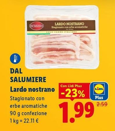 Dal Salumiere - Lardo Nostrano