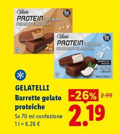 Gelatelli - Barrette Gelato Proteiche