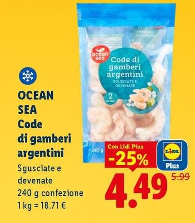 Ocean Sea - Code Di Gamberi Argentini