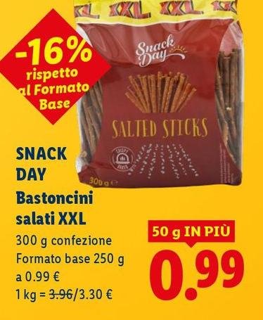 Snack Day - Bastoncini Salati XXL