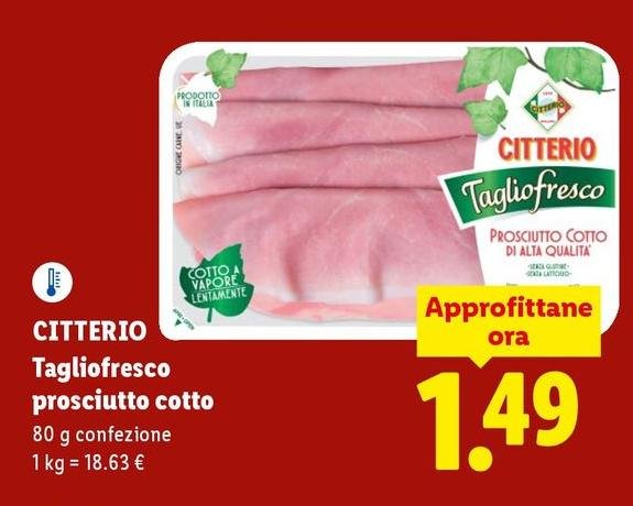 Citterio - Tagliofresco Prosciutto Cotto