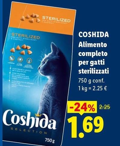 Coshida - Alimento Completo Per Gatti Sterilizzati