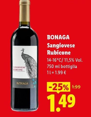 Bonaga - Sangiovese Rubicone