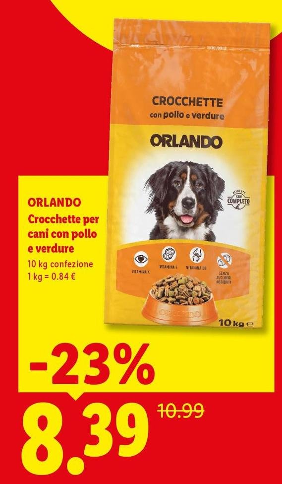 Orlando - Crocchette Per Cani Con Pollo E Verdure