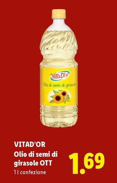Vitad'Or - Olio Di Semi Di Girasole Ott