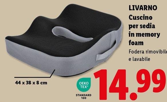 Livarno - Cuscino Per Sedia In Memory Foam