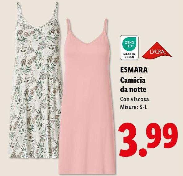 Esmara - Camicia Da Notte