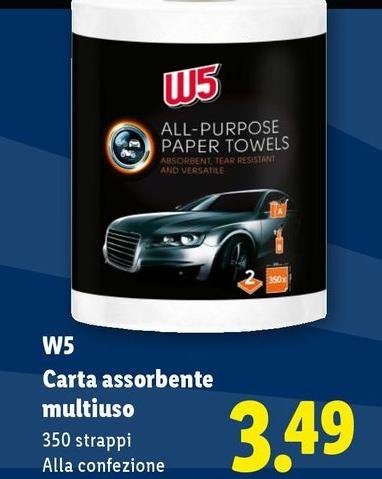W5 - Carta Assorbente Multiuso