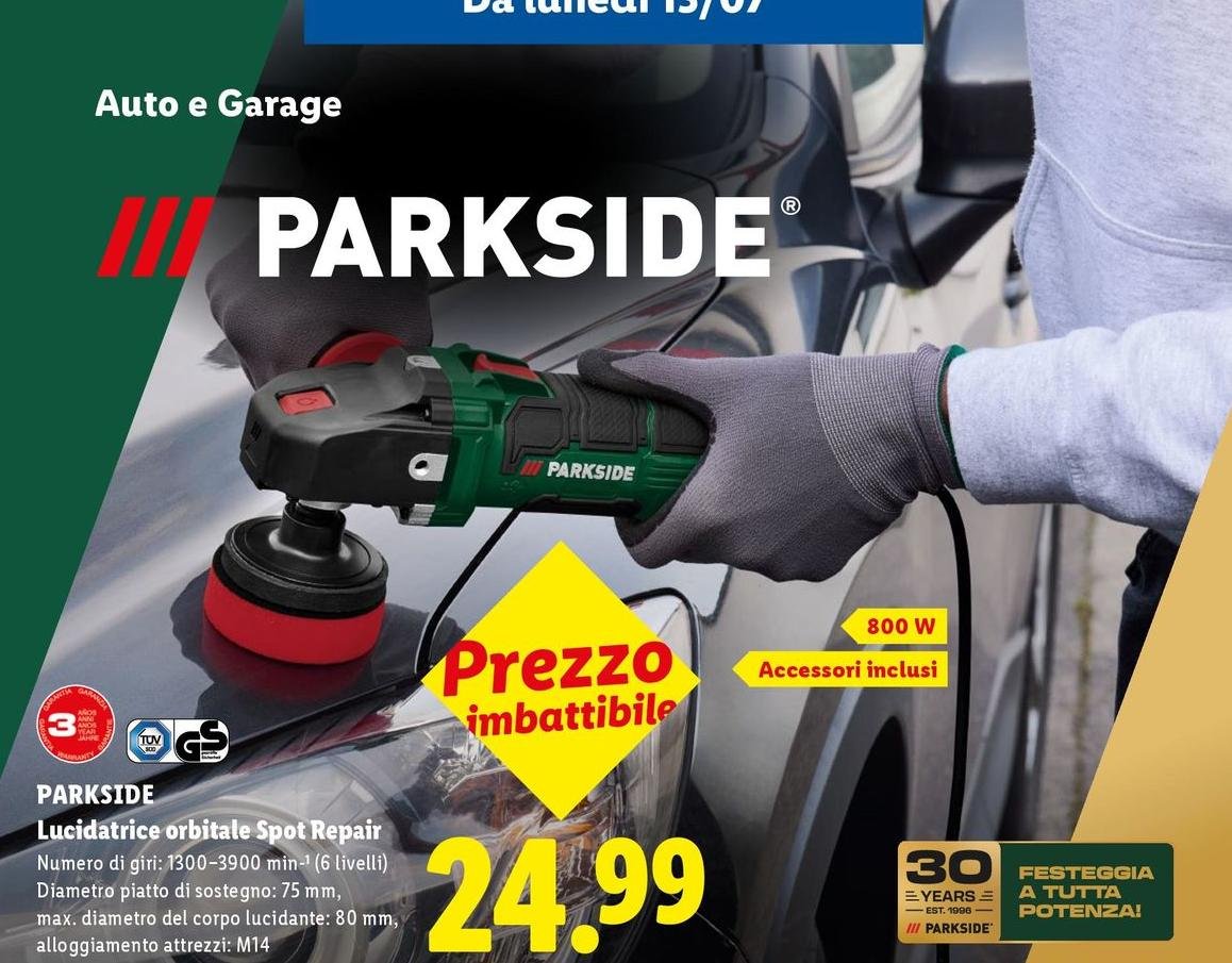 Parkside - Lucidatrice Orbitale Spot Repair