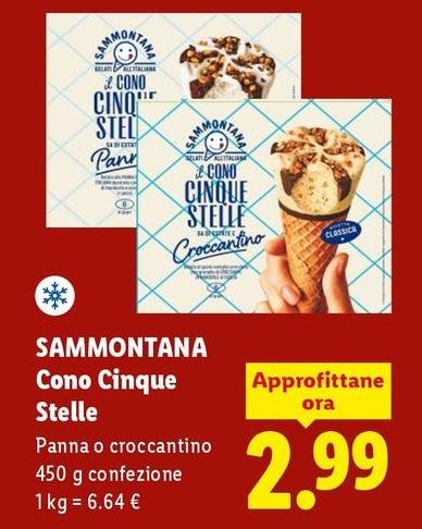 Sammontana - Cono Cinque Stelle