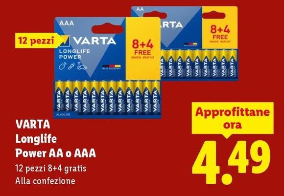 Varta - Longlife Power AA O AAA
