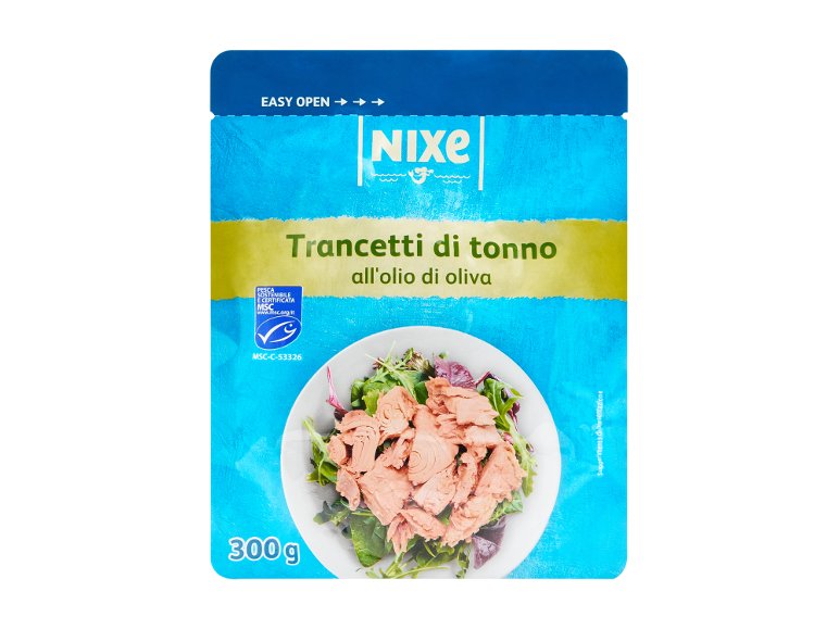 Trancetti di tonno all'olio di oliva in busta