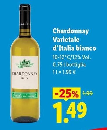 Chardonnay Varietale D'Italia Bianco