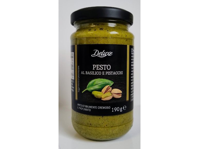 Pesto al basilico e pistacchi