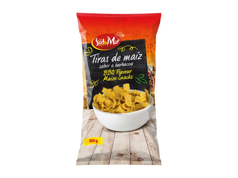Snack di mais al gusto BBQ