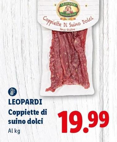 Leopardi - Coppiette Di Suino Dolci