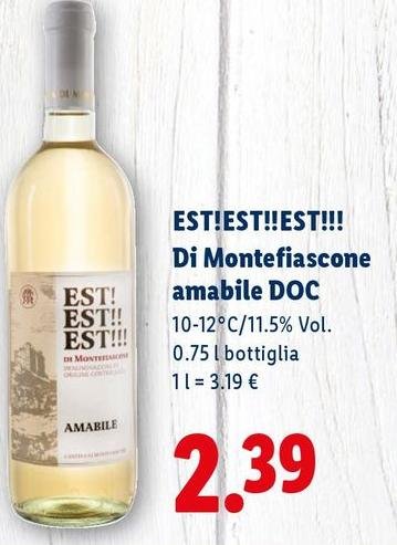 Est!Est!!Est!!! - Di Montefiascone Amabile DOC