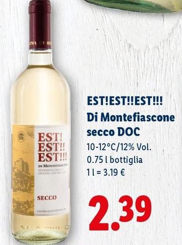 Est!Est!!Est!!! Di Montefiascone Secco DOC