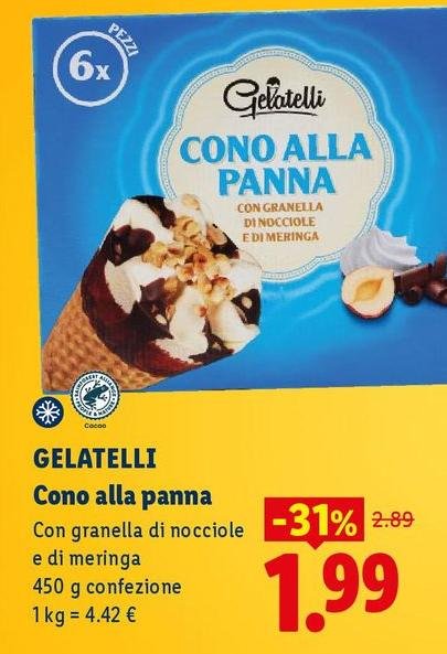 Gelatelli - Cono Alla Panna