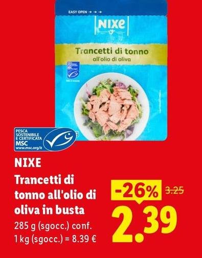 Nixe - Trancetti Di Tonno All'Olio Di Oliva In Busta