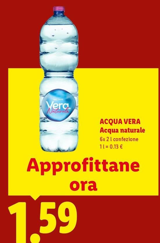 Acqua Vera - Acqua Naturale