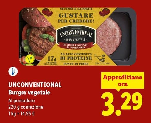 Unconventional - Burger Vegetale