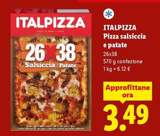 Italpizza - Pizza Salsiccia E Patate