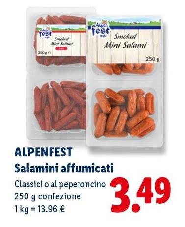 Alpen Fest - Salamini Affumicati
