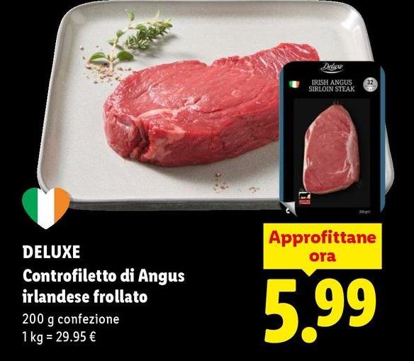 Deluxe - Controfiletto Di Angus Irlandese Frollato