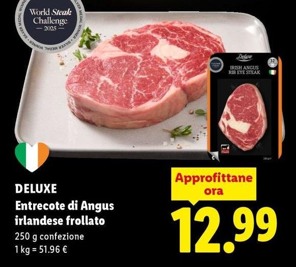 Deluxe - Entrecote Di Angus Irlandese Frollato