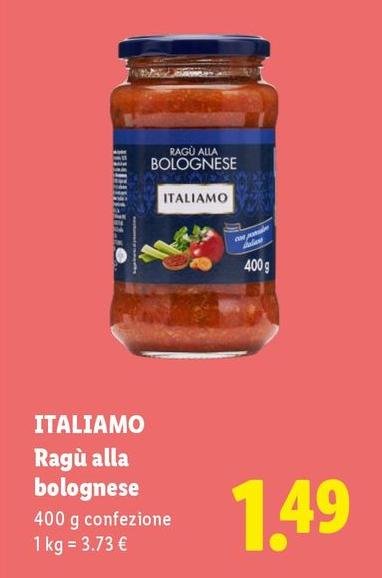 Italiamo - Ragù Alla Bolognese