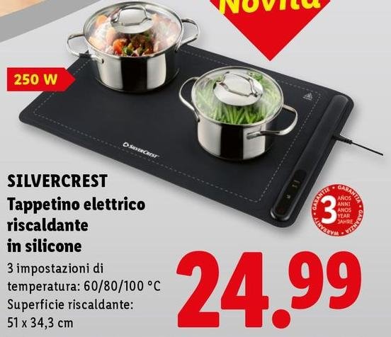 Silvercrest - Tappetino Elettrico Riscaldante In Silicone