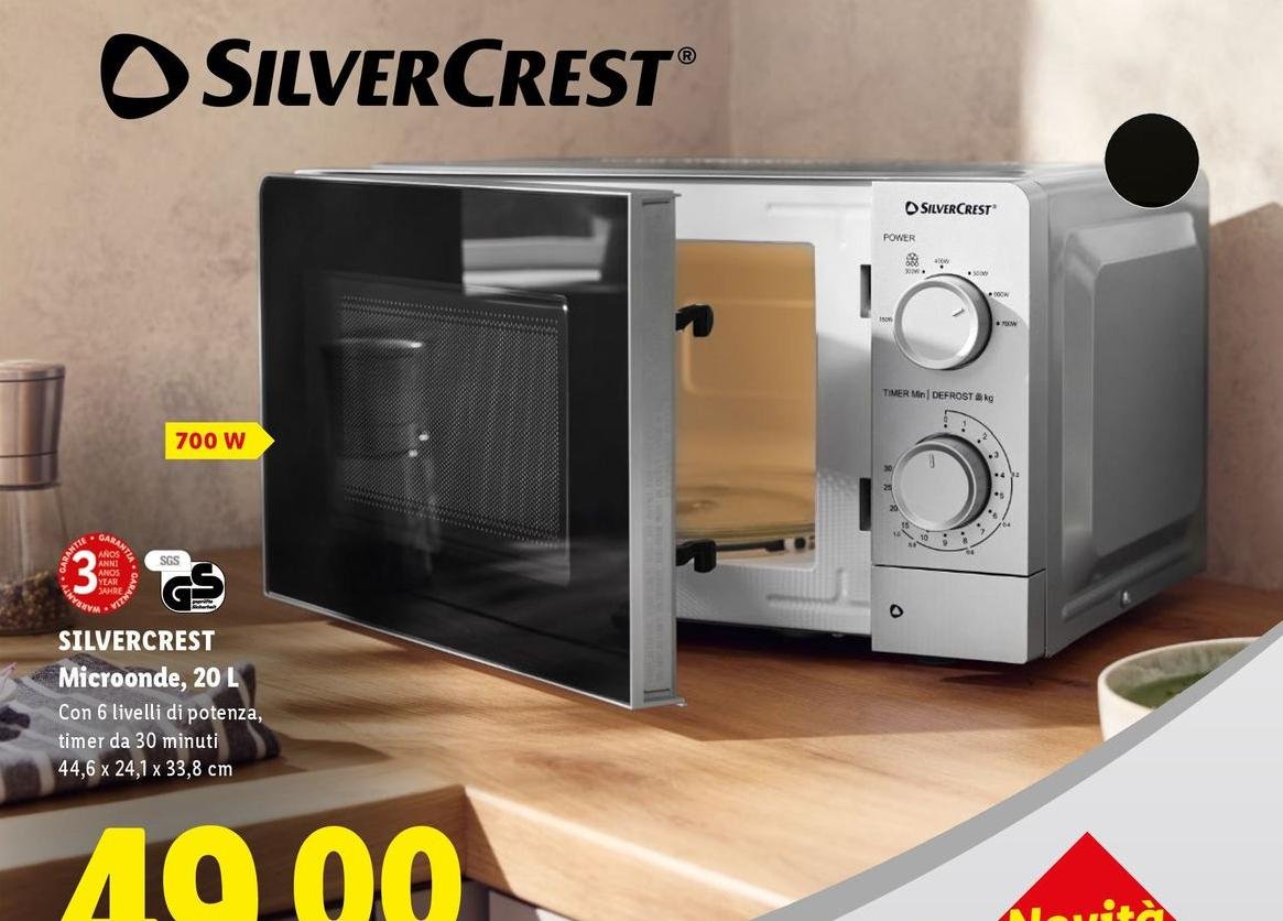 Silvercrest - Microonde , 20 L