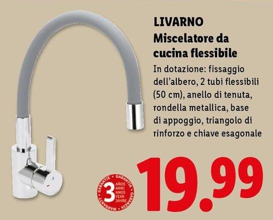 Livarno - Miscelatore Da Cucina Flessibile