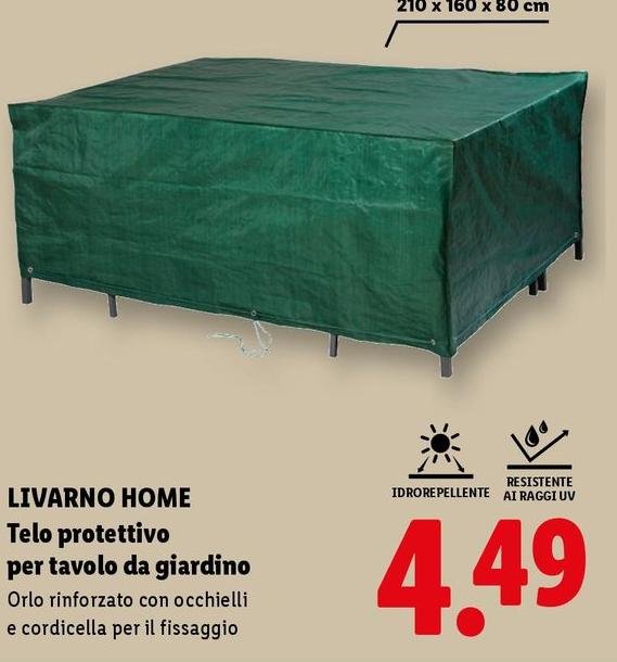 Livarno Home - Telo Protettivo Per Tavolo Da Giardino