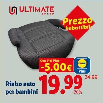 Ultimate Speed - Rialzo Auto Per Bambini