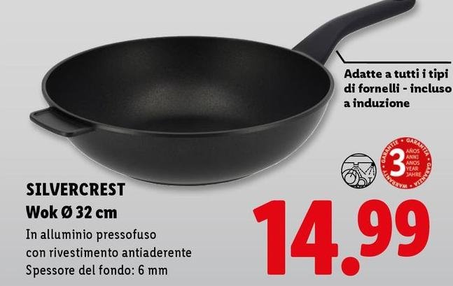 Silvercrest - Wok Ø 32 Cm