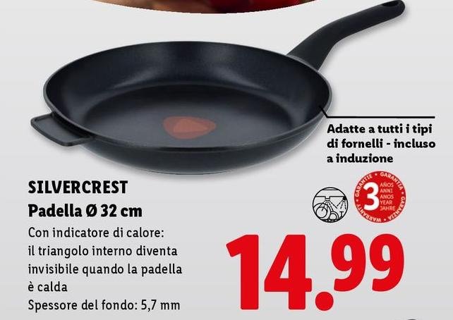 Silvercrest - Padella Ø 32 Cm