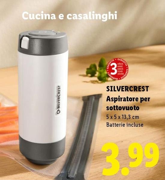 Silvercrest - Aspiratore Per Sottovuoto