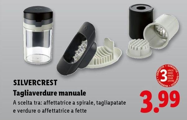 Silvercrest - Tagliaverdure Manuale
