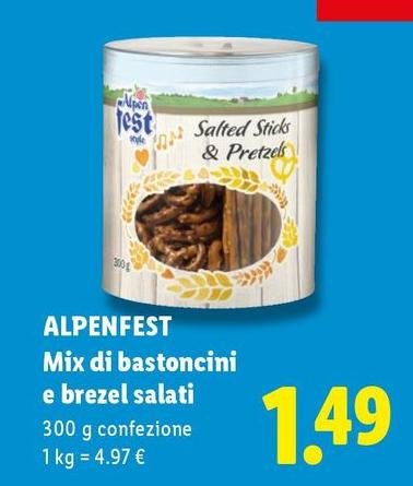 Alpen Fest - Mix Di Bastoncini E Brezel Salati