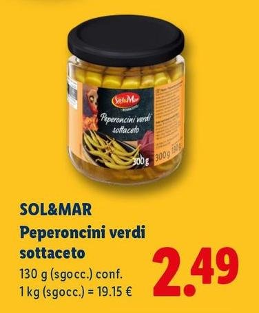 Sol & Mar - Peperoncini Verdi Sottaceto