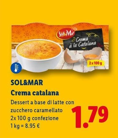 Sol & Mar - Crema Catalana
