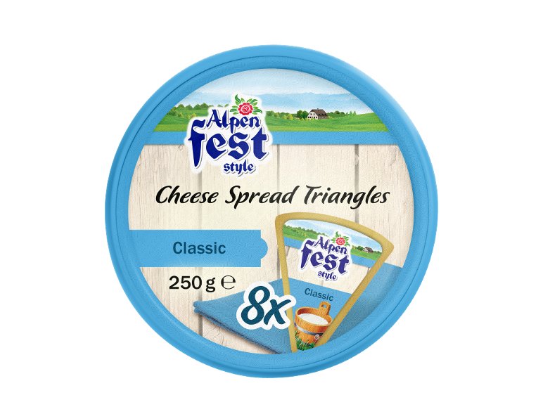 Formaggio fuso a triangolini