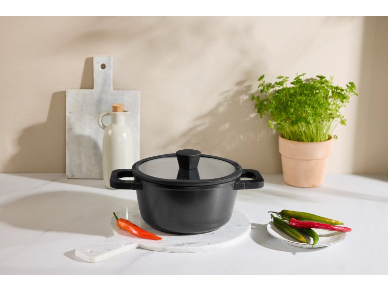 Pentola Ø 20 cm con coperchio in vetro