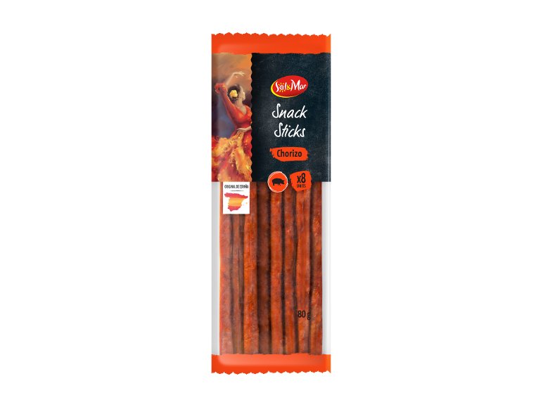 Snack di salame spagnolo essiccato