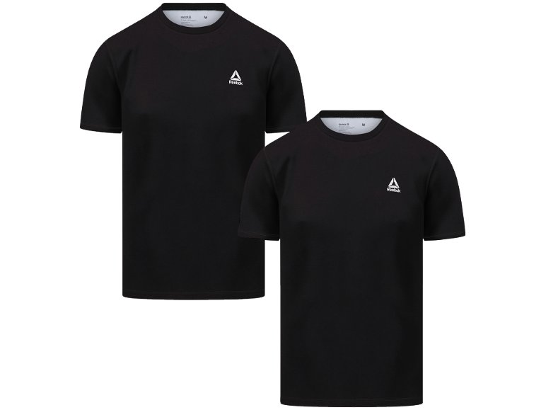 T-shirt sportiva da uomo, 2 pezzi "Reebok"