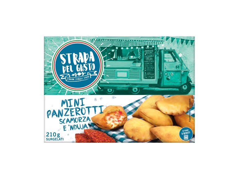 Mini panzerotti con scamorza e 'nduja