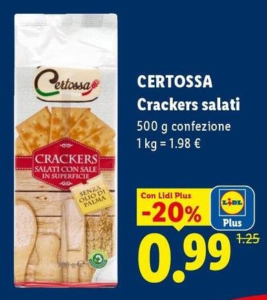 Certossa - Crackers Salati