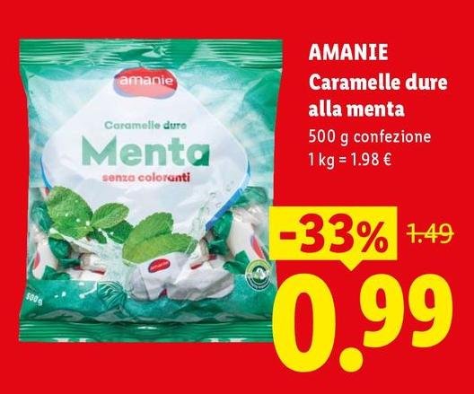 Amanie - Caramelle Dure Alla Menta